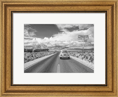 Framed Wandering in the USA Print