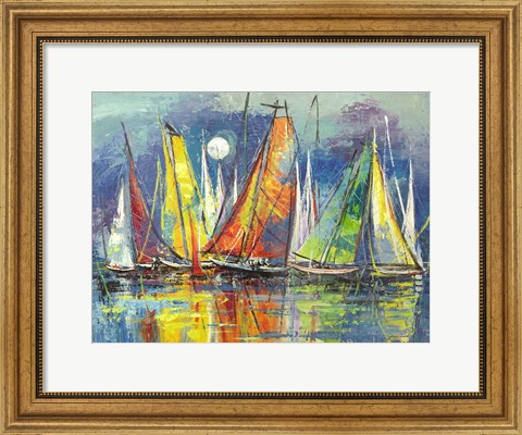 Framed Regata Notturna Print