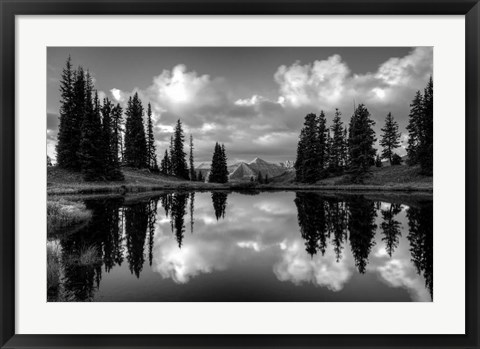 Framed Paradise Reflection Print