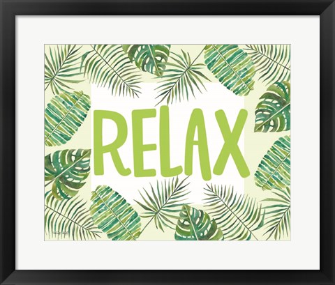 Framed Relax Print