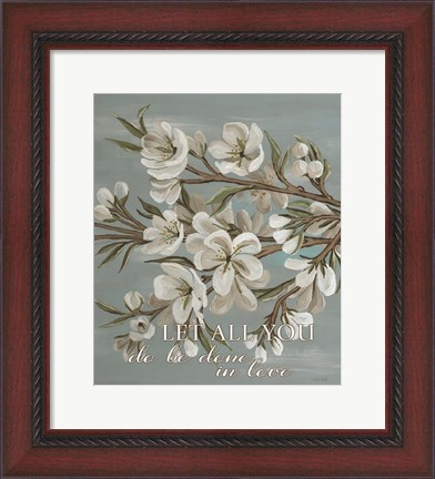 Framed Spring Done in Love Print