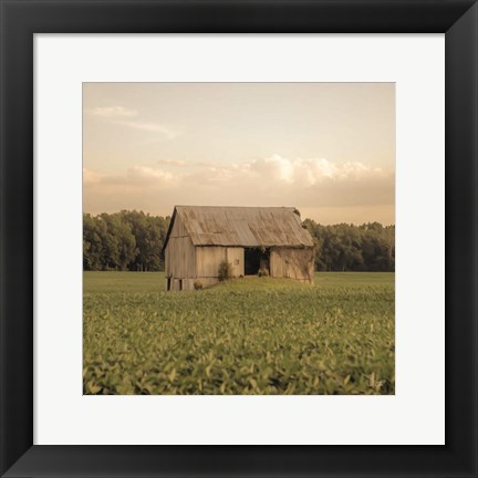 Framed Rural Barn Print