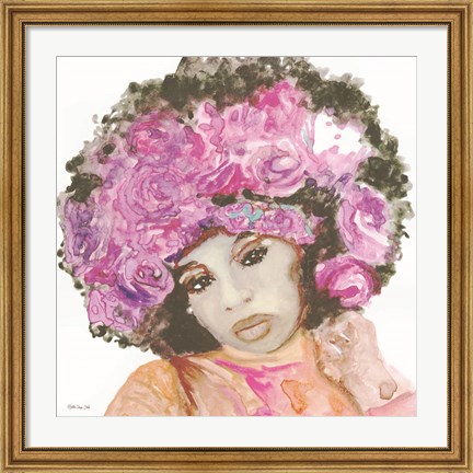 Framed Floral Crown 3 Print