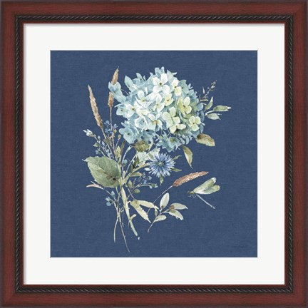 Framed Bohemian Blue 03B Print