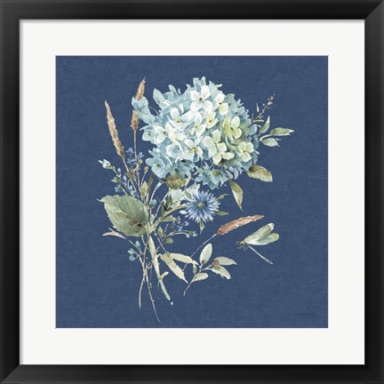 Framed Bohemian Blue 03B Print