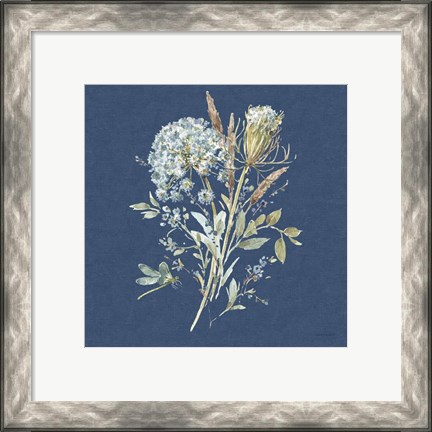 Framed Bohemian Blue 05B Print