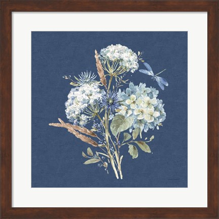 Framed Bohemian Blue 06B Print