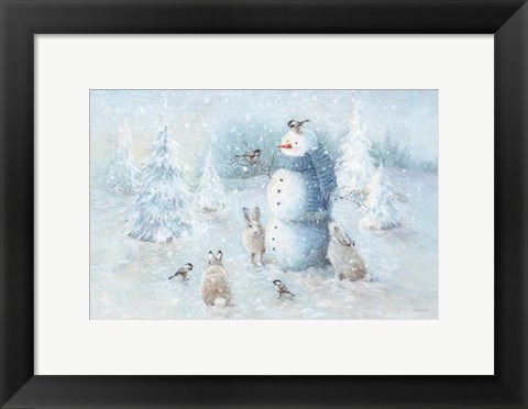 Framed Let it Snow 01 Print