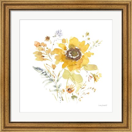 Framed Sunflowers Forever 09 Print