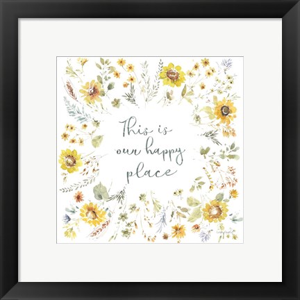 Framed Sunflowers Forever 11 Print