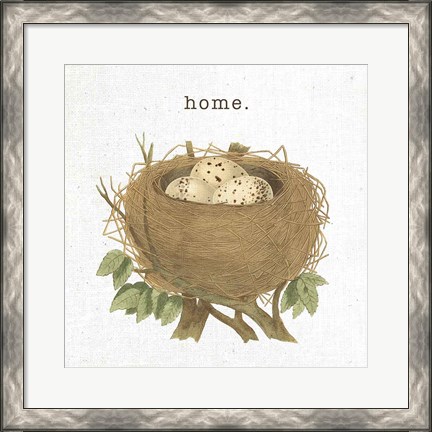 Framed Spring Nest II Home Print