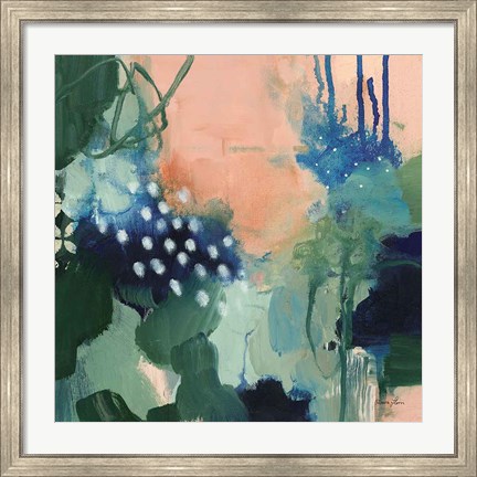 Framed Abstract Layers III Print