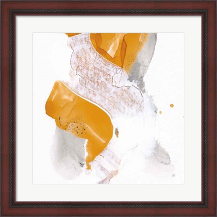 Framed Amber Wash IV Print