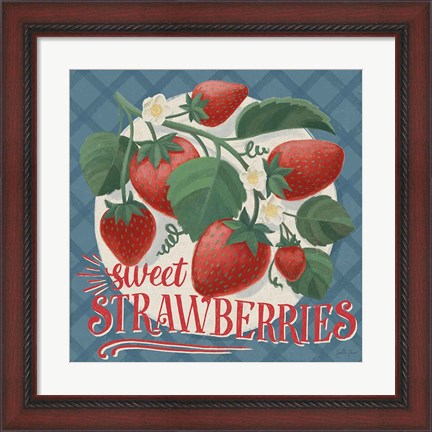 Framed Berry Breeze IV Print