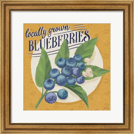 Framed Berry Breeze II Print