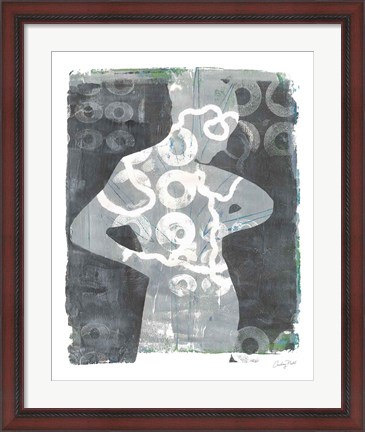 Framed Contemplate I Print