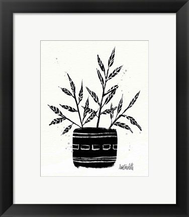 Framed Botanical Sketches IX Print