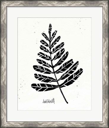 Framed Botanical Sketches II Print