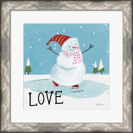 Framed Snowman Snowday IV Print