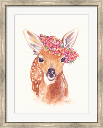 Framed Sweet Fawn Print