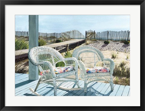 Framed Summer Wicker Print