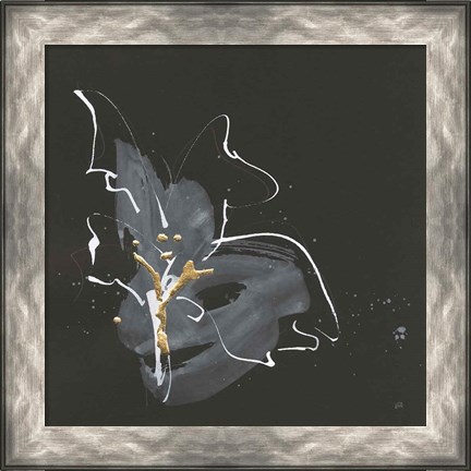 Framed Modern Flower I Print