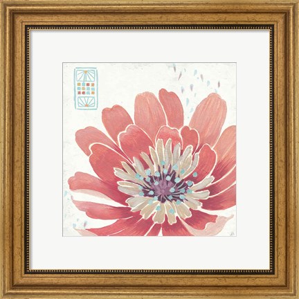 Framed Happy Meadow IX Print