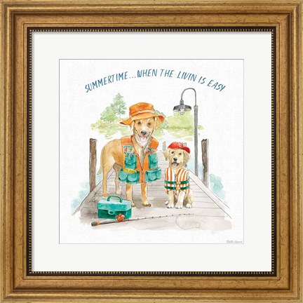 Framed Summer Fun III Print