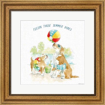 Framed Summer Fun II Print