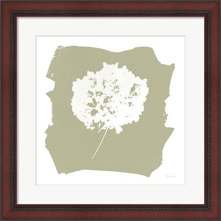 Framed Nature by the Lake Flowers I Neutral Print