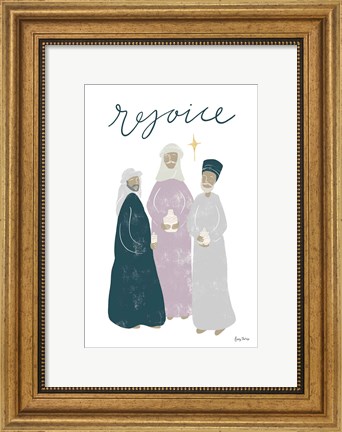 Framed Nativity III Print