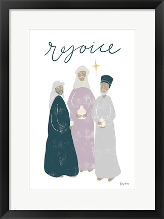 Framed Nativity III Print