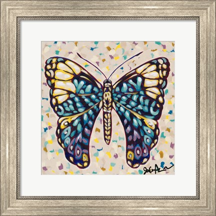 Framed Pop Butterfly II Print