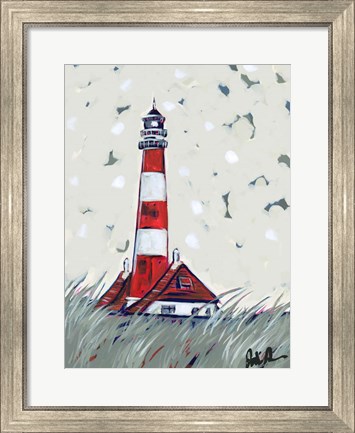 Framed Pop Lighthouse II Print