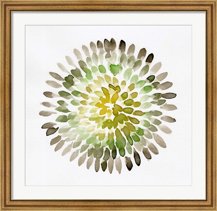 Framed Burst Abstract I Print