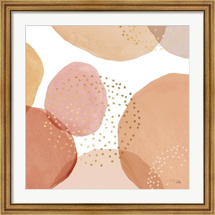 Framed Pebbles III Print