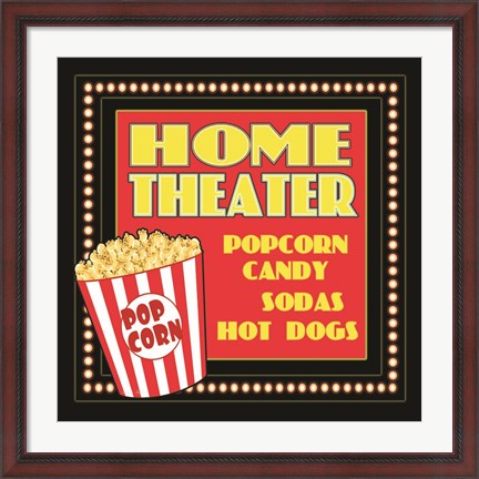 Framed Home Movie Theater Print