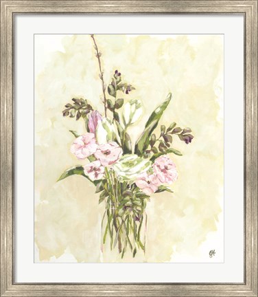 Framed Flower Farm Bouquet I Print