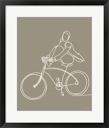 Framed Feet on the Bike I Print