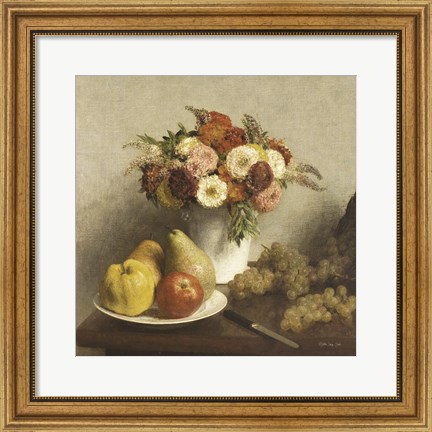 Framed Vintage Still Life Print