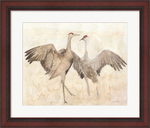 Framed Sandhill Cranes 1 Print