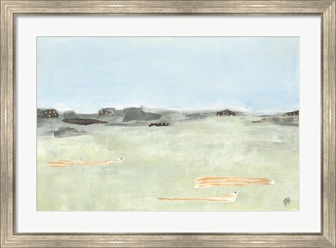 Framed Abstract Landscape Print