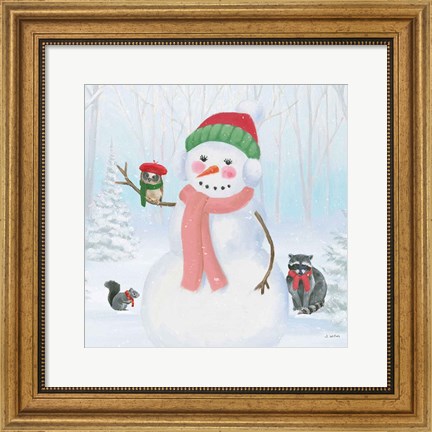 Framed Dressed for Christmas IV Crop Print