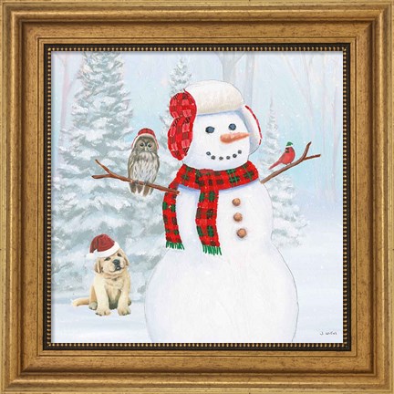 Framed Dressed for Christmas II Crop Print