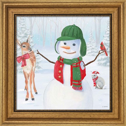 Framed Dressed for Christmas I Crop Print