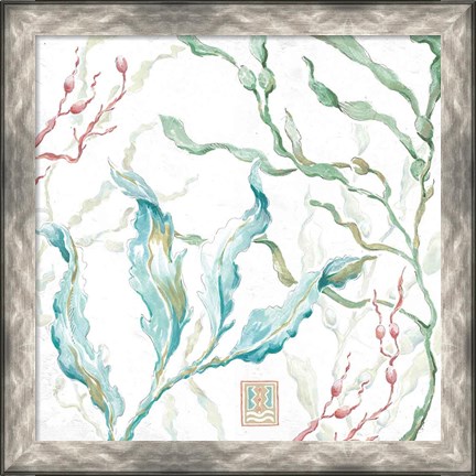 Framed Delicate Sea XI Print