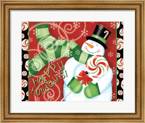 Framed Sweet Holidays II Print