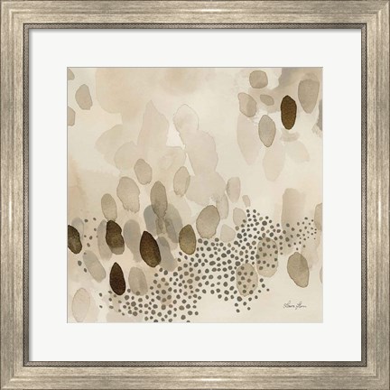 Framed Natural Abstract II Crop II Print