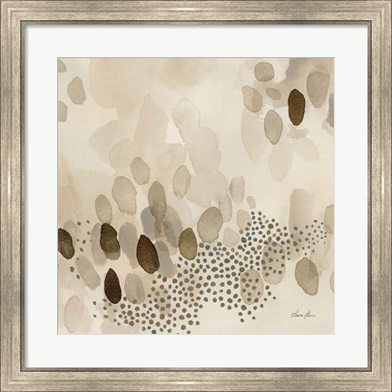 Framed Natural Abstract II Crop II Print