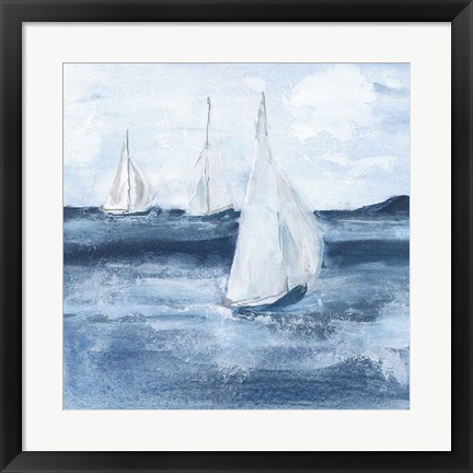 Framed Sailboats VI Print